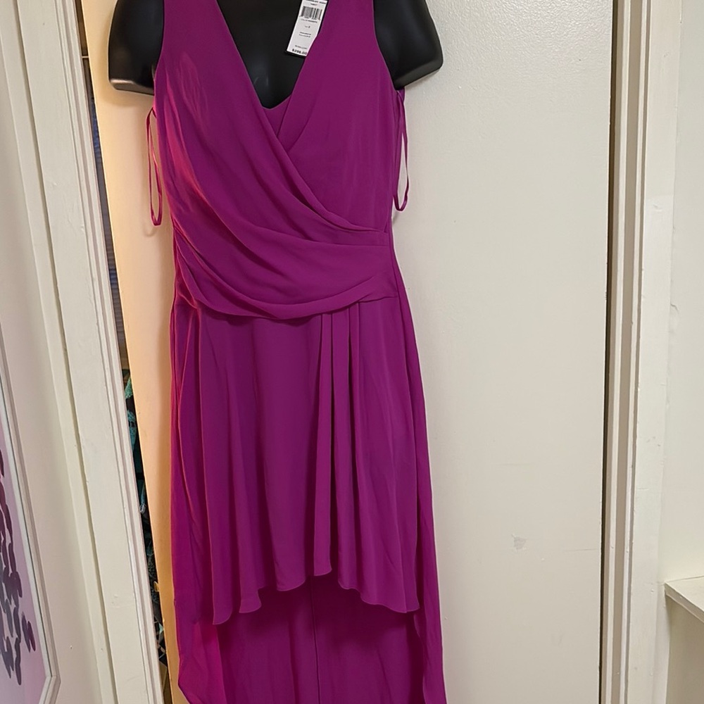 Elegant Pink Sleeveless Dress